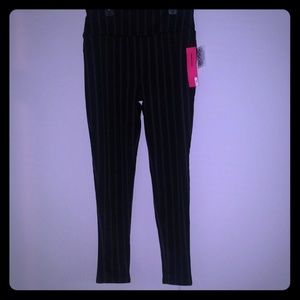 Stripped black/grey pants